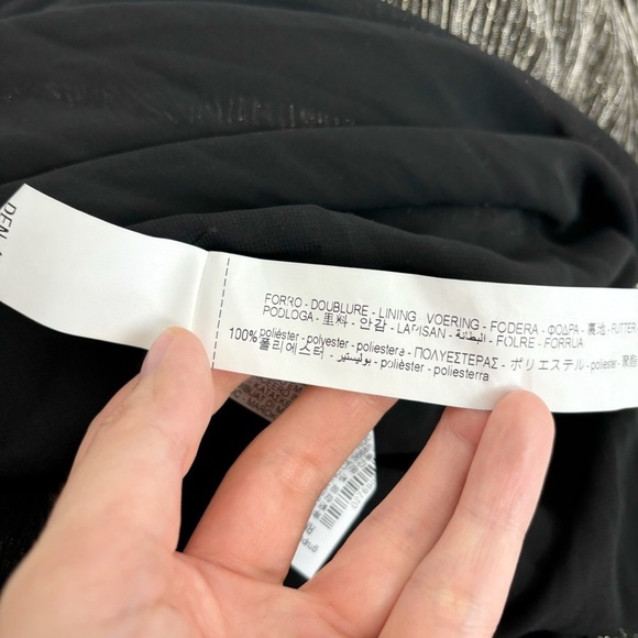 ZARA Limited Edition Maxi Dress With Metallic Silver Thread Size M - Picture 8 of 12